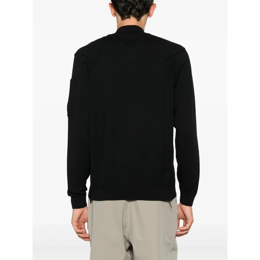 C.P. Company Zwarte Vest met Ritszak Black Heren