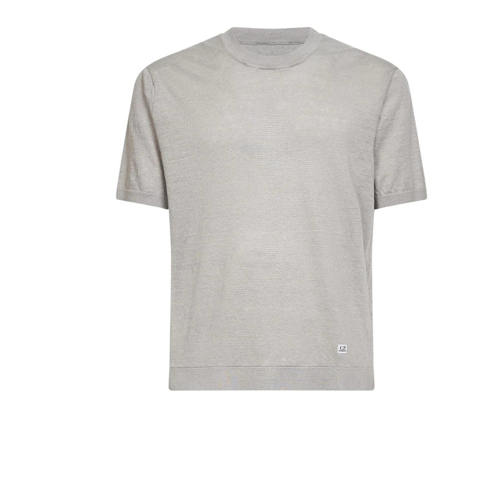C.p. Company Men's Gray T-Shirts, Xl, Crewneck T-Shirt