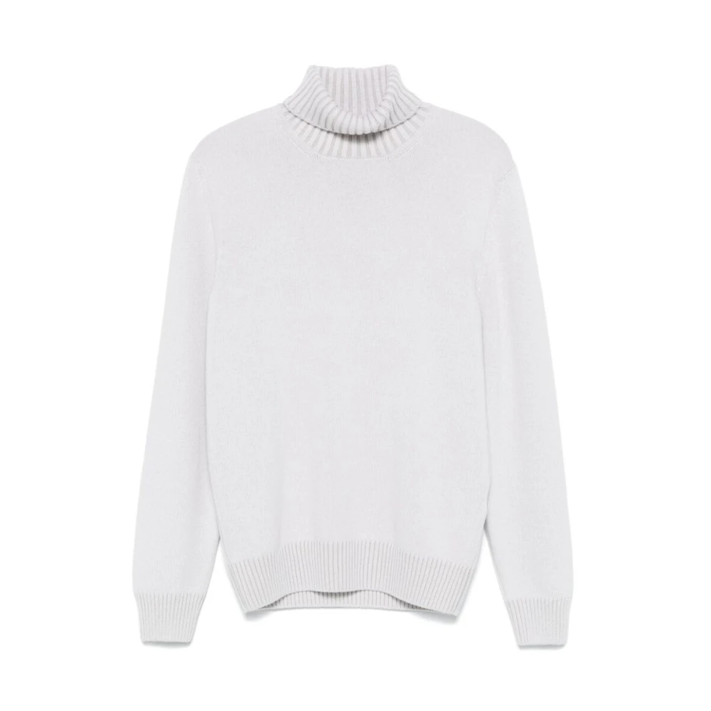 La Fileria Kasjmier Rolhals Sweater Beige Heren