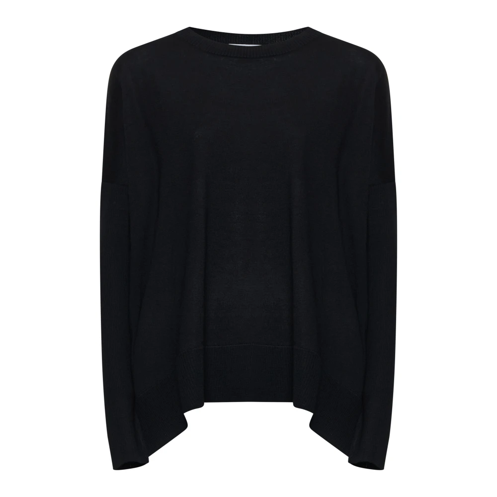 Kaos Zwarte Sweatercollectie Black Dames