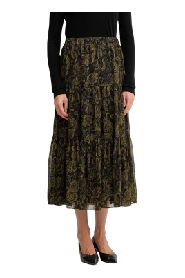 Paisley Midi Skirt