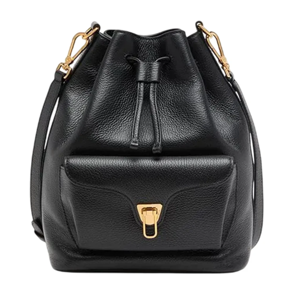 Coccinelle Women's Black Leather Shoulder Crossbody Bag