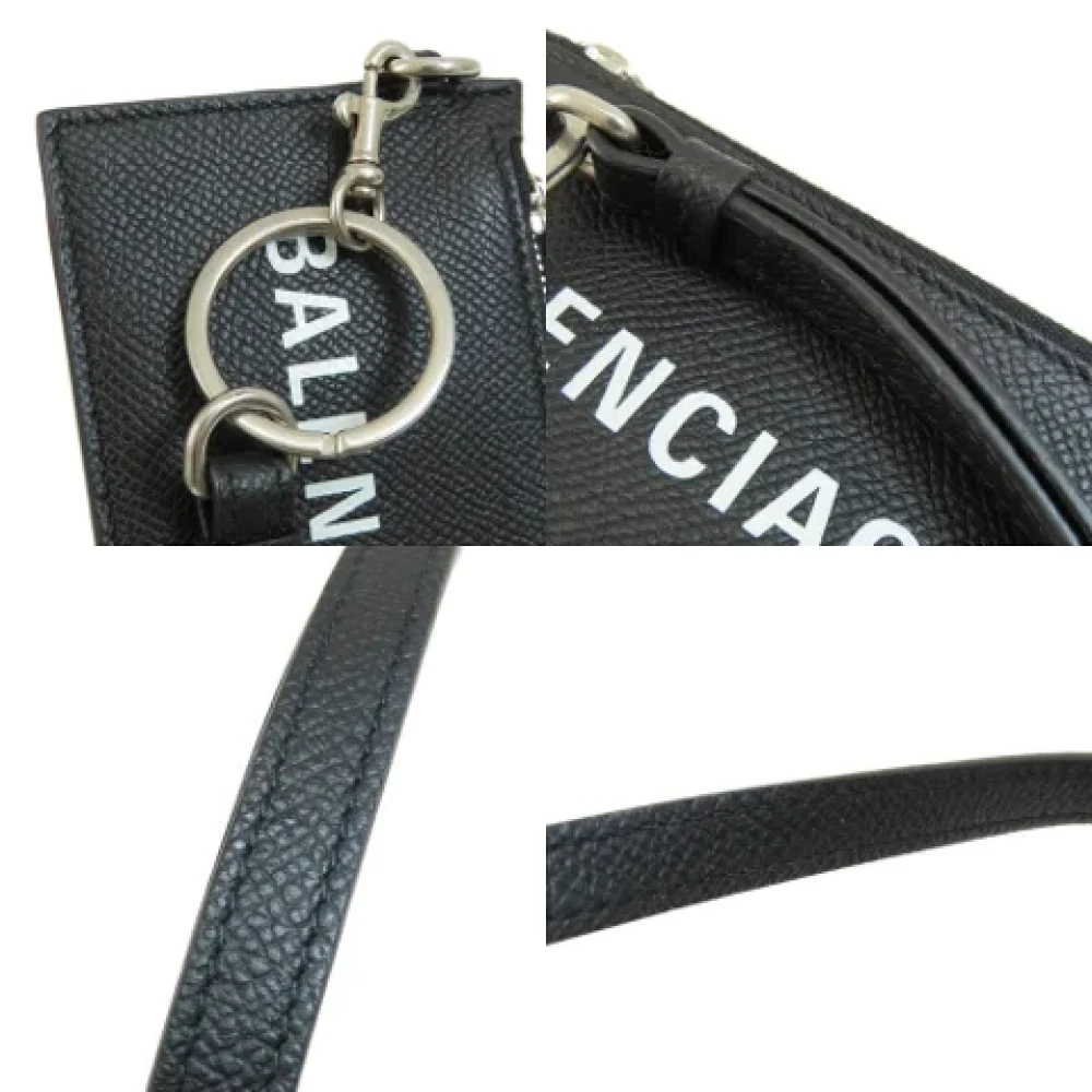 Balenciaga Vintage Pre-owned Leather wallets Black Dames