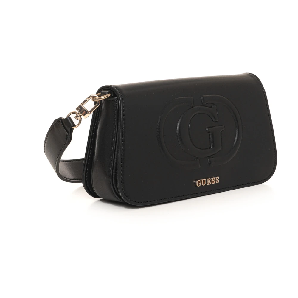 Guess Schouderklep Kleine Tas Black Dames