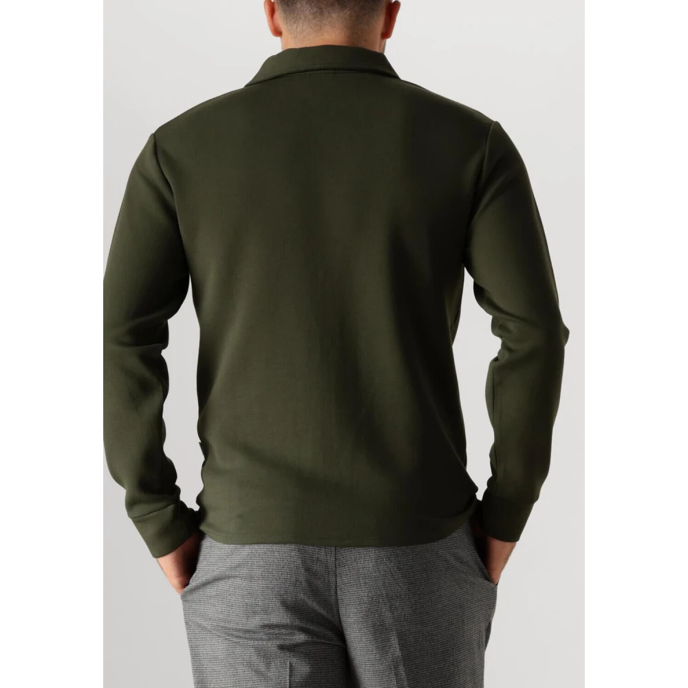 Selected Homme Groen Zacht Volledige Rits Sweat Vest Green Heren