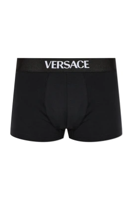 2-pack bomullsboxers med logotyp