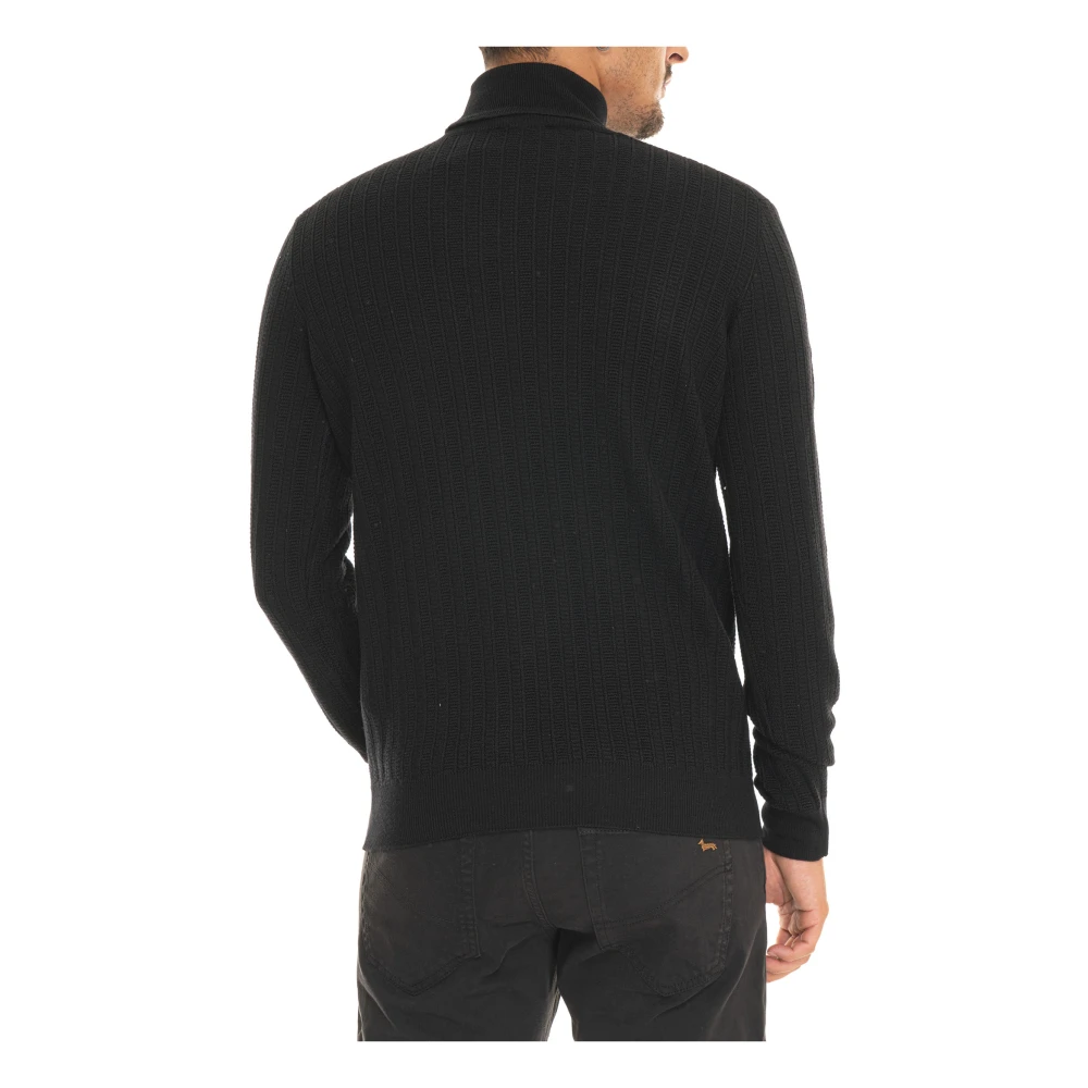 Harmont & Blaine Stijlvolle Gebreide Trui voor Mannen Black Heren