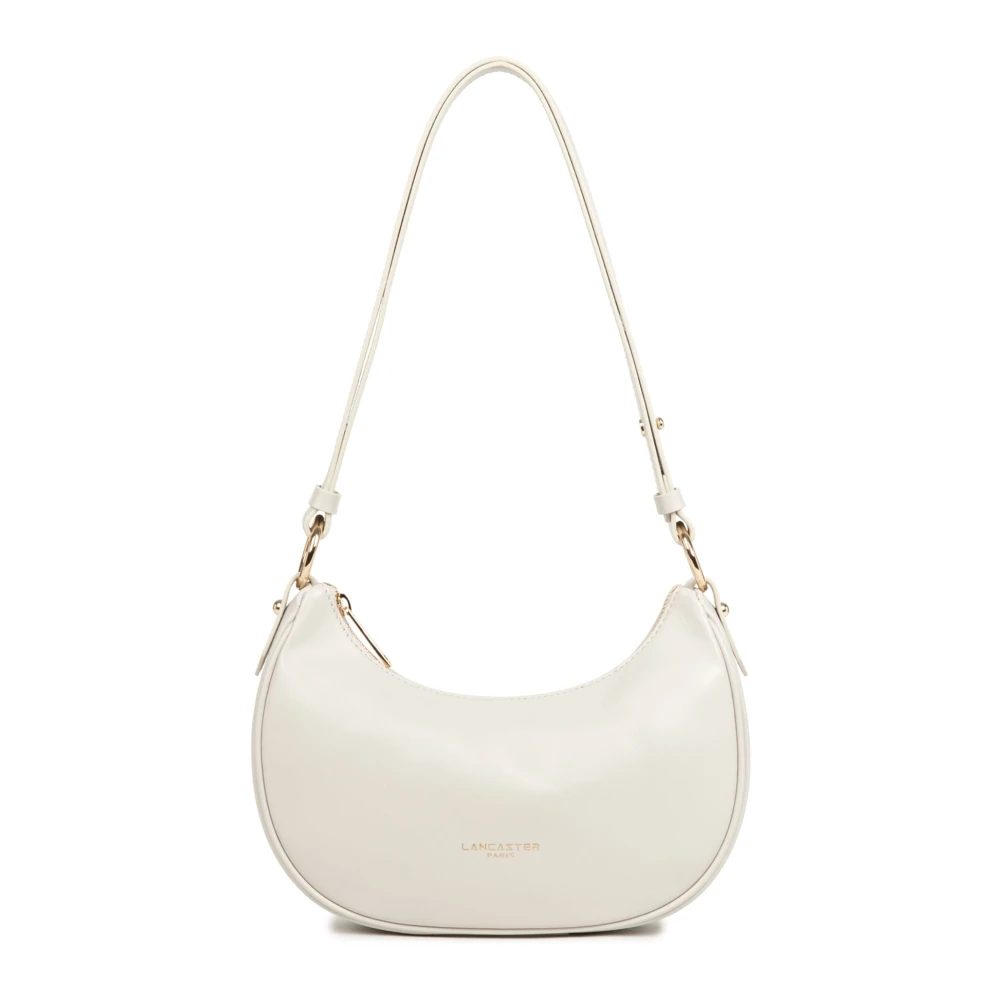 Lancaster Beige Zipped Satchel S Donna Aria - Female - Shoulder Bags - One Size - Bags