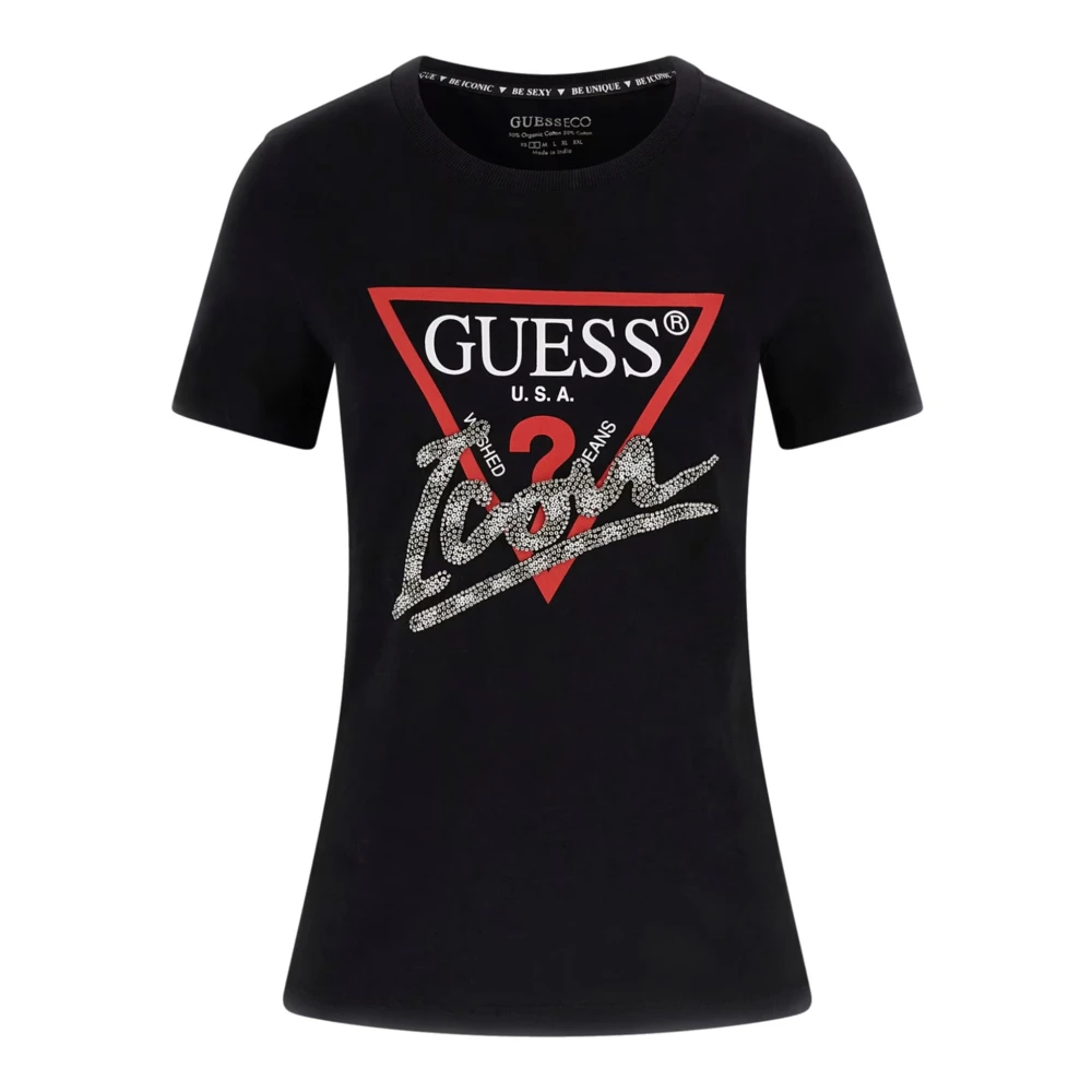Guess - Tops > T-Shirts - Black - Guess - Modalova