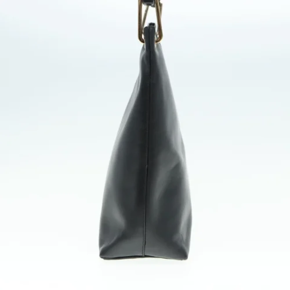 Gucci Vintage Pre-owned Leather shoulder-bags Black Dames