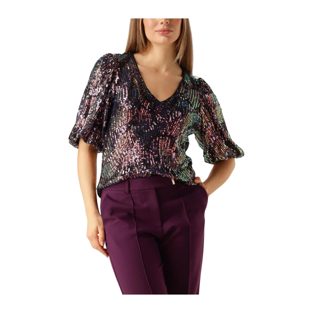 Aaiko Roze Stijlvolle Top voor Vrouwen Multicolor Dames