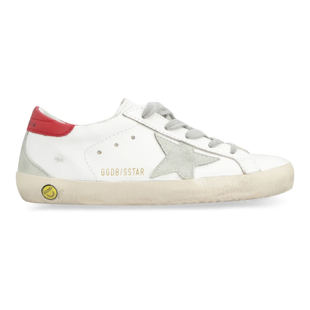 Golden Goose Boys White Kids Sneakers, 29 Eu, Super-Star Young Trainers