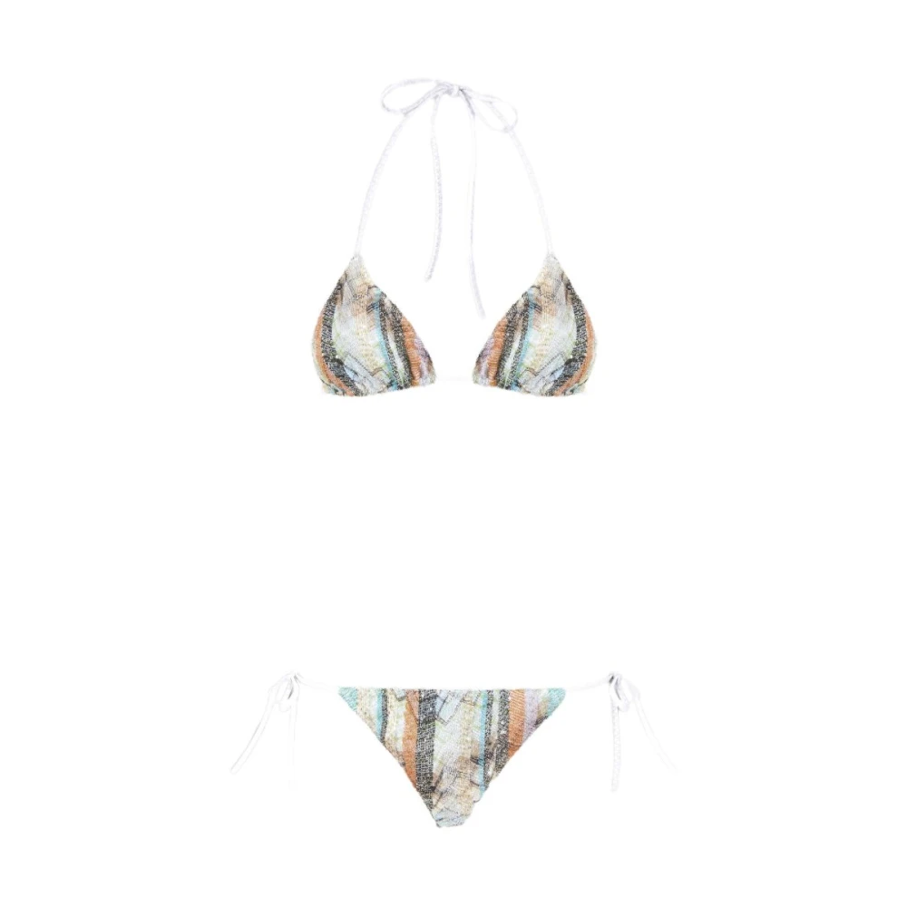 Missoni - Conjunto De Bikini Con Lentejuelas Y Patrón Zigzag - Swimwear - Mujer - Multicolor - M