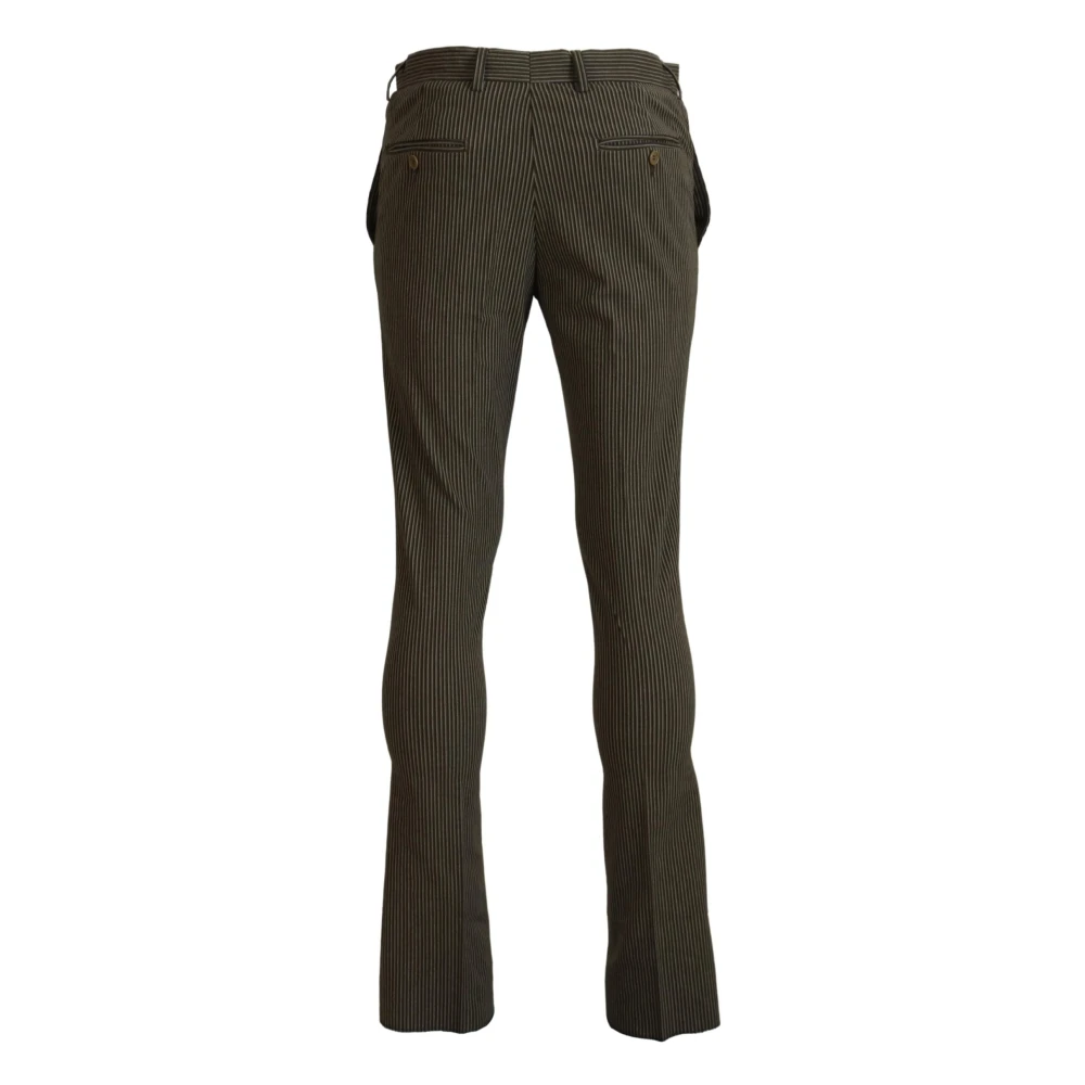 Bencivenga Elegante Multicolor Katoenen Broek Green Heren