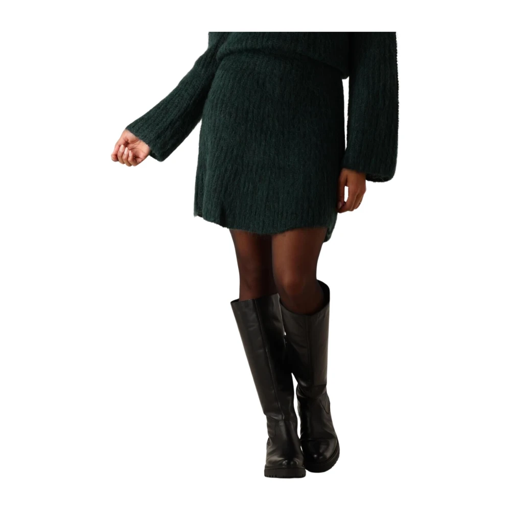 moss copenhagen Veelzijdige Antraciet Midirok Green Dames