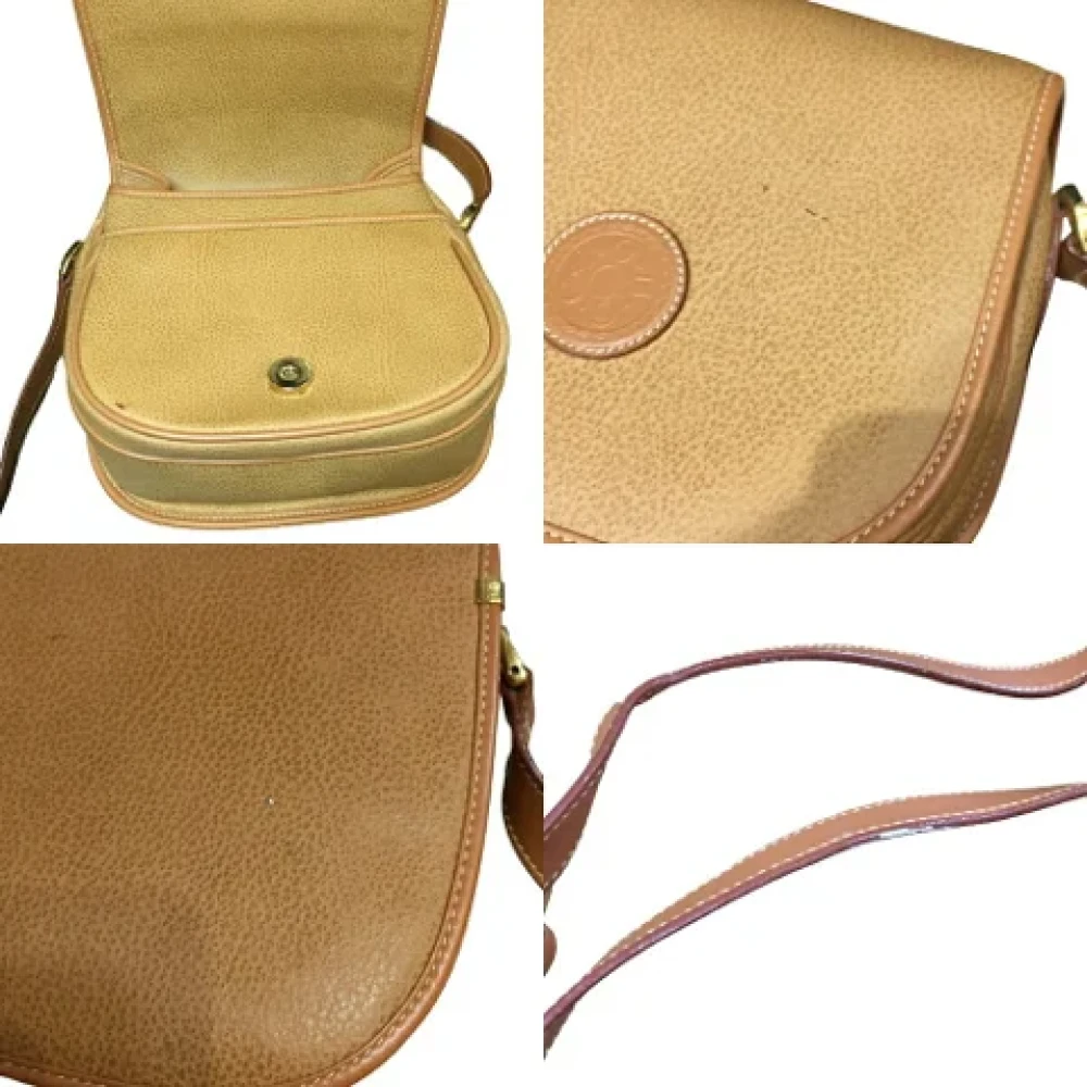 Gucci Vintage Pre-owned Leather shoulder-bags Beige Dames