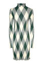 robe-en-soie-verte-a-imprime-diamant