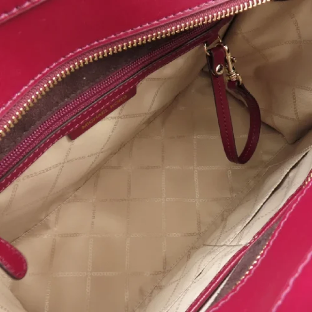 Michael Kors Pre-owned Leather totes Red Dames