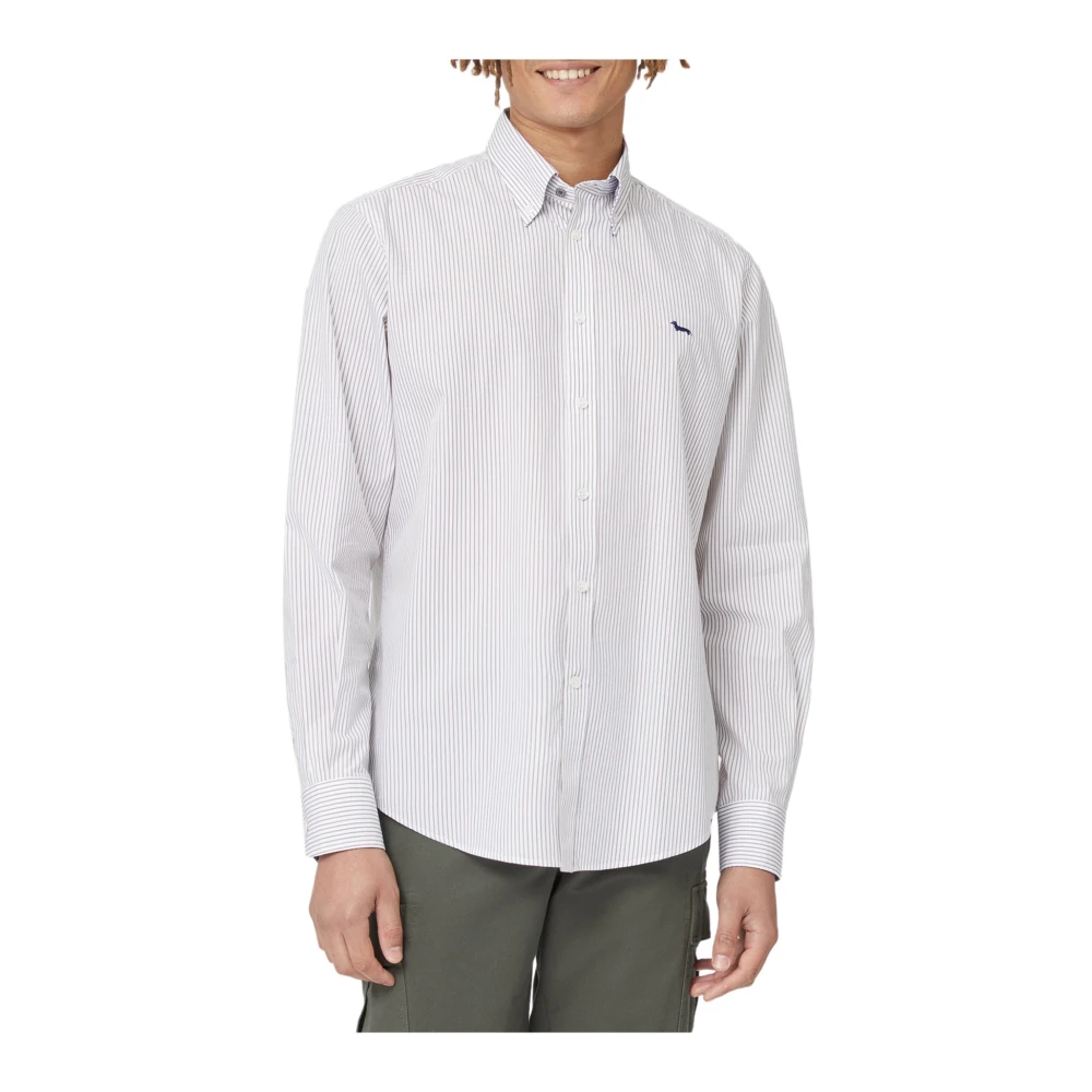 Harmont & Blaine Herenoverhemd microstrepen Beige Heren