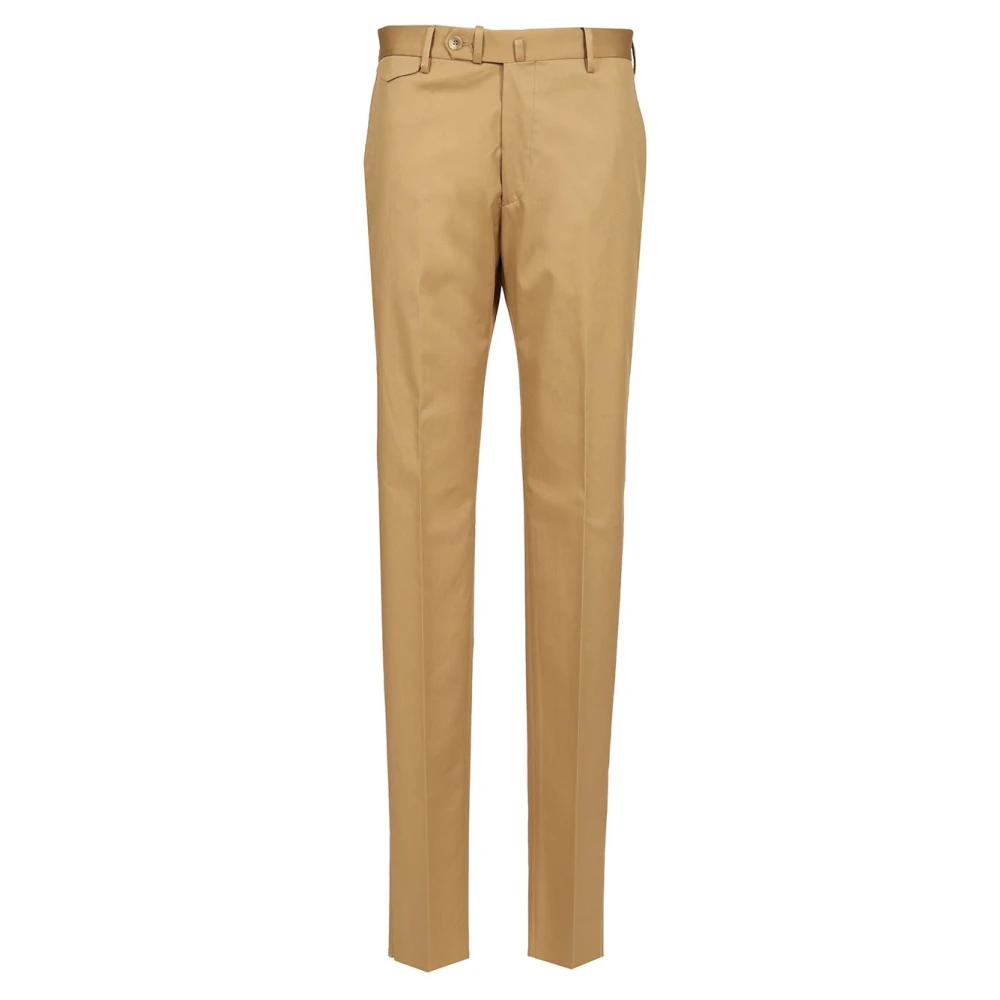 Tagliatore Mannelijk Beige Broeken Heren, S, Wol, Prince Of Wales Broek