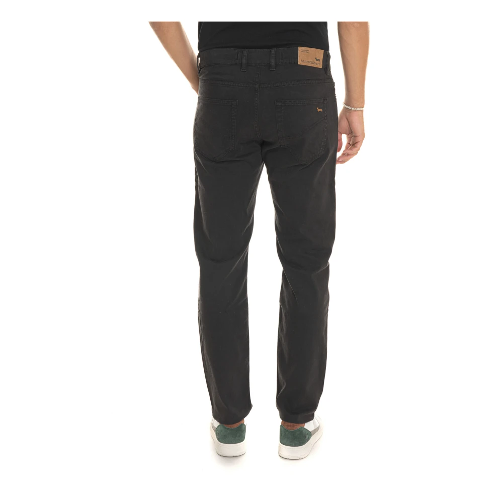 Harmont & Blaine Slim Fit Casual Broek Black Heren