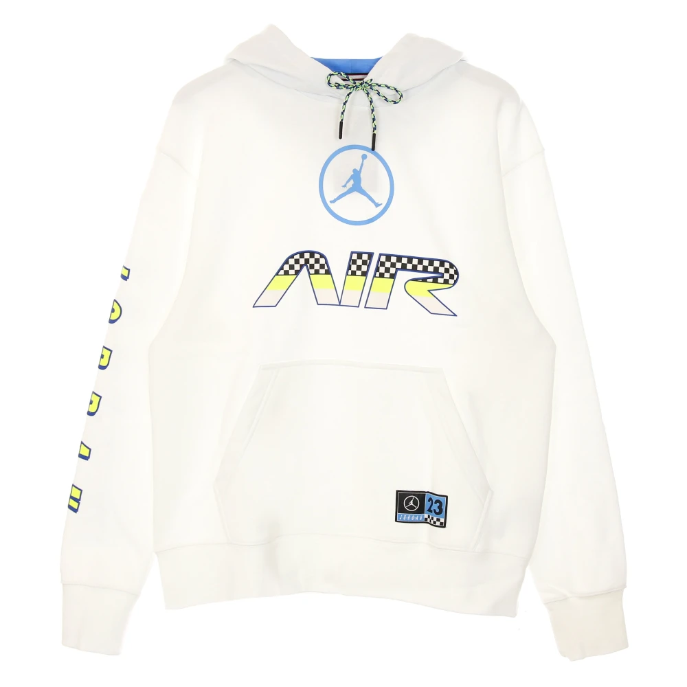 Jordan Sport DNA Hybrid Pullover Hoodie White Heren