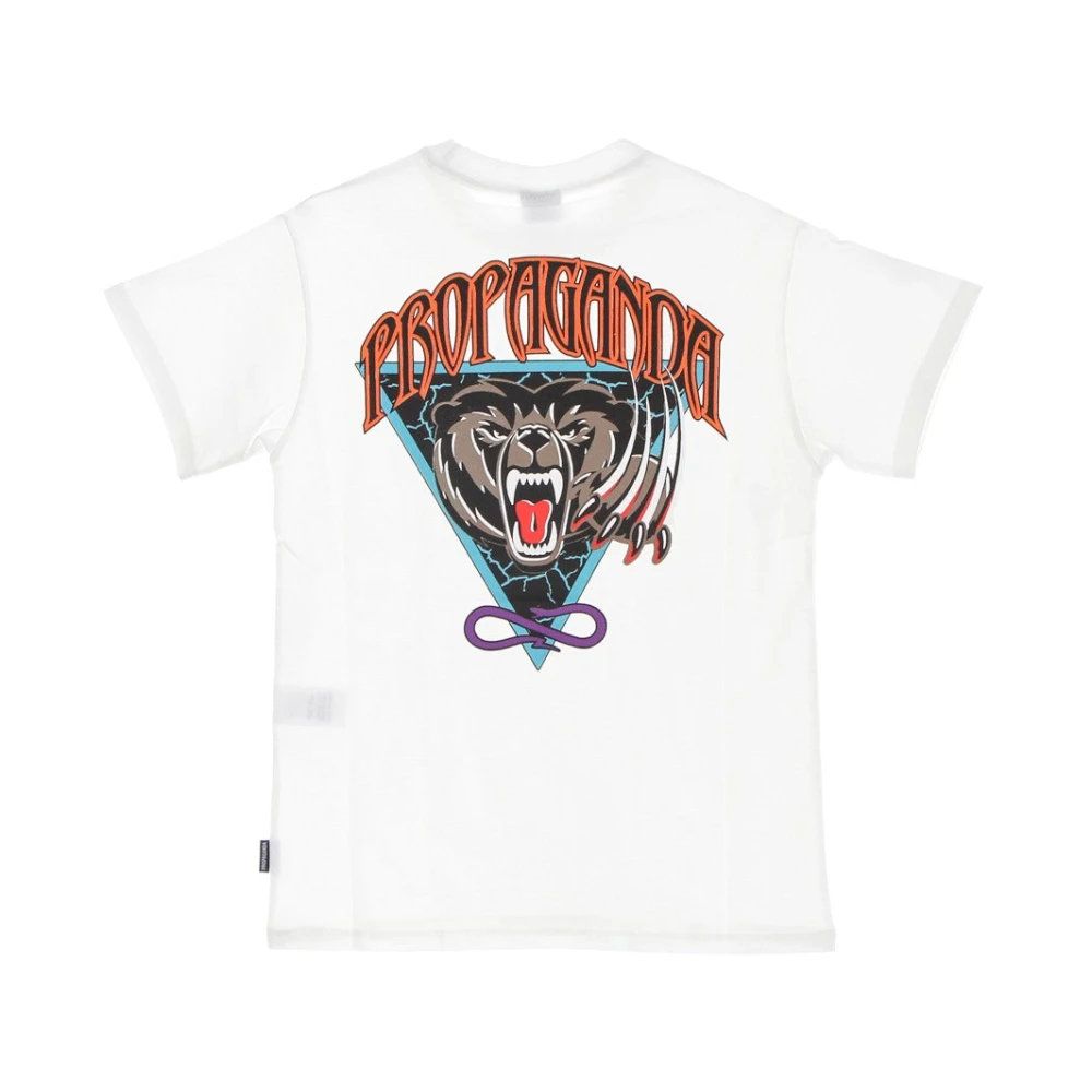 Propaganda Natuurlijke Heren Tee met Achterprint Beige Heren