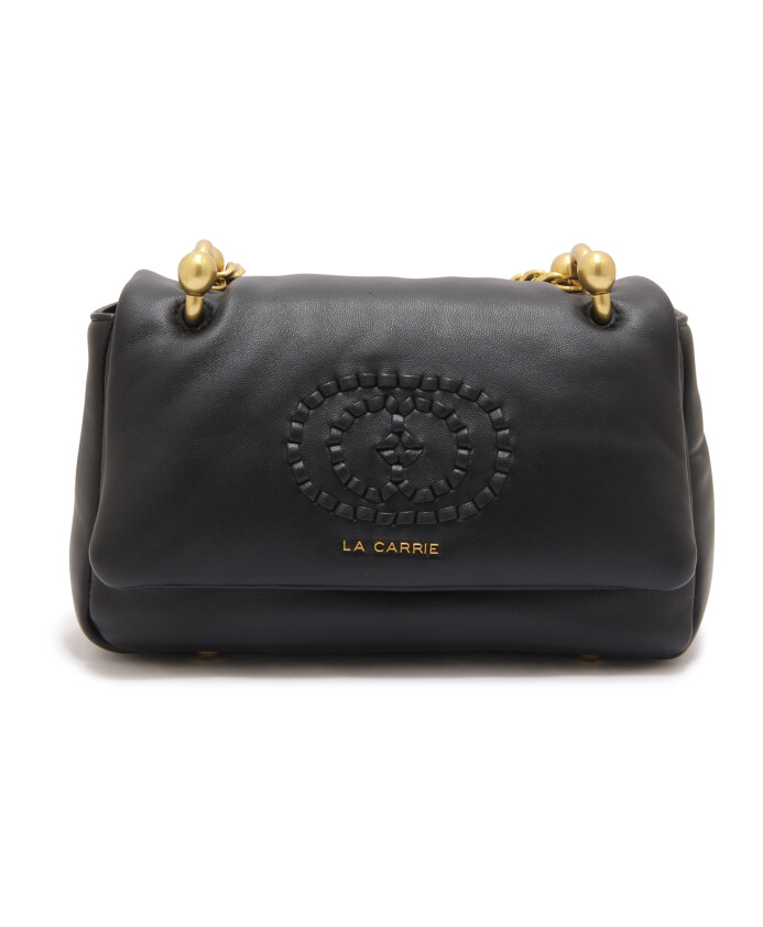 woven-leather-shoulder-bag-with-chain-handle