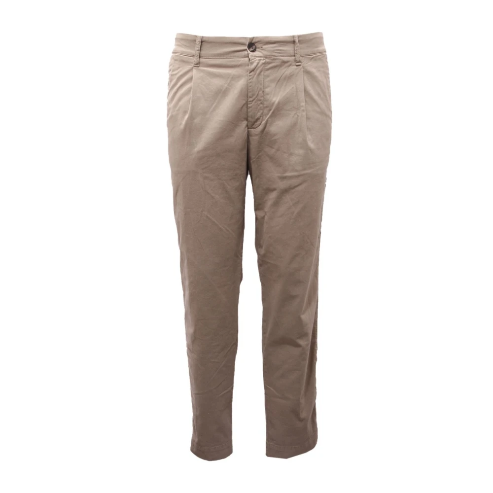 Eleventy Men's Beige Chinos, W36, Baggy Cotton Trouser