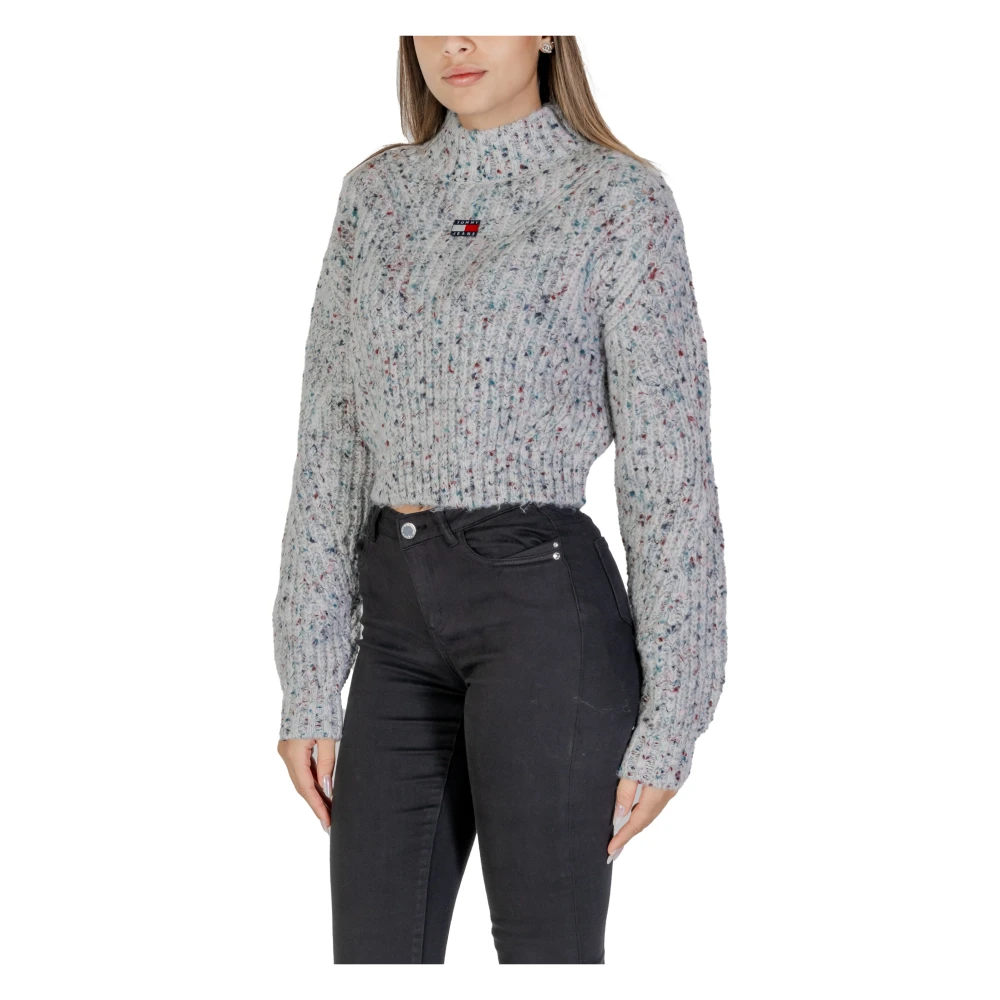 Tommy Hilfiger Marled Mockneck Sweater Collectie: Herfst Winter Multicolor Dames