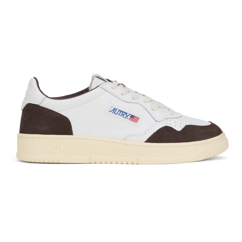 Autry White Sneakers, Male, 10 Uk, Medalist Low Sneaker