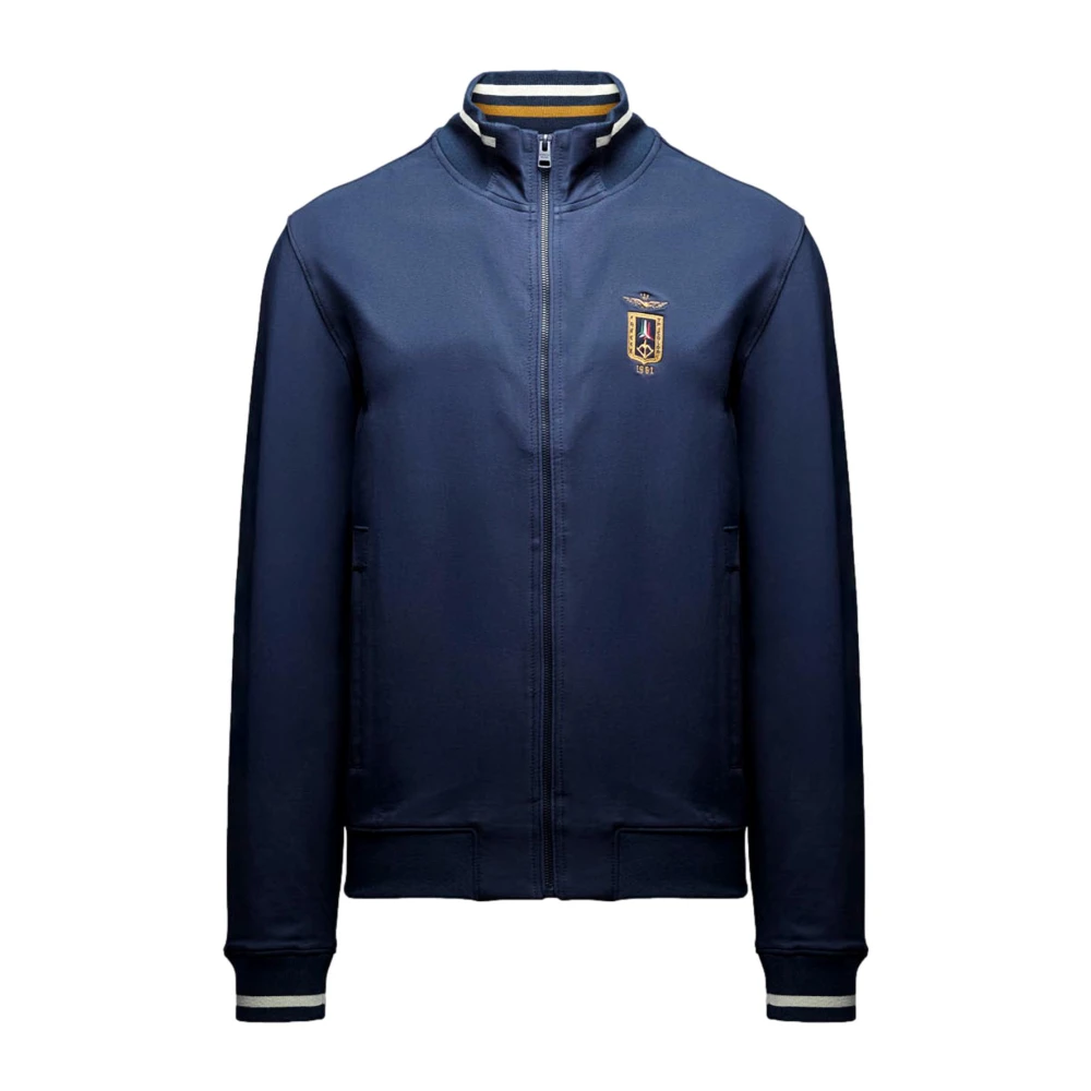 Aeronautica Militare Men's Blue Bomber Jackets, 3XL, Frecce Tricolori Sweatshirt
