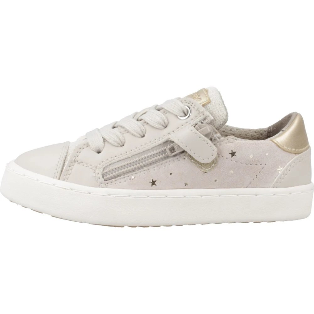 Geox Snygga Sneakers för Flickor Beige, Pojke