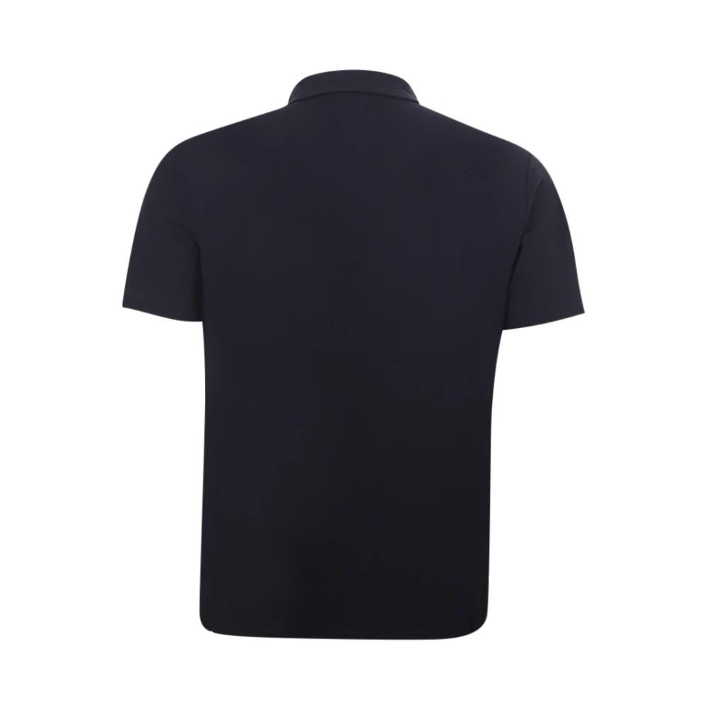 Zanone Blauw Polo Shirt Icecotton Slim Fit Blue Heren