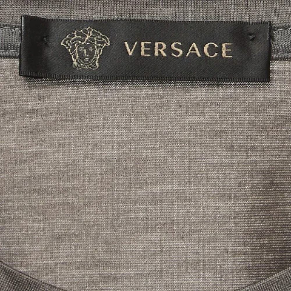 Versace Pre-owned Fabric tops Gray Dames