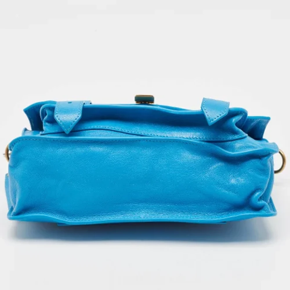 Proenza Schouler Pre-owned Leather handbags Blue Dames