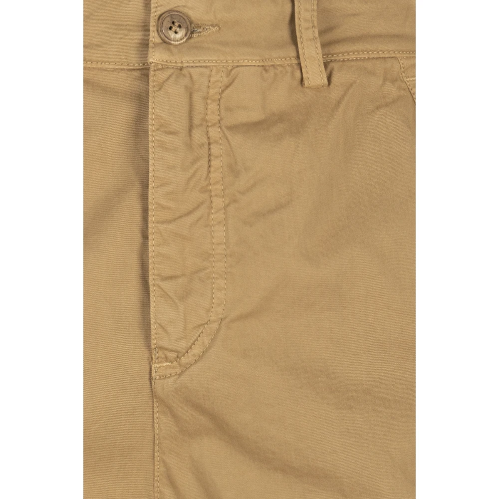 40Weft Beige Chino Bermuda Shorts Beige Heren