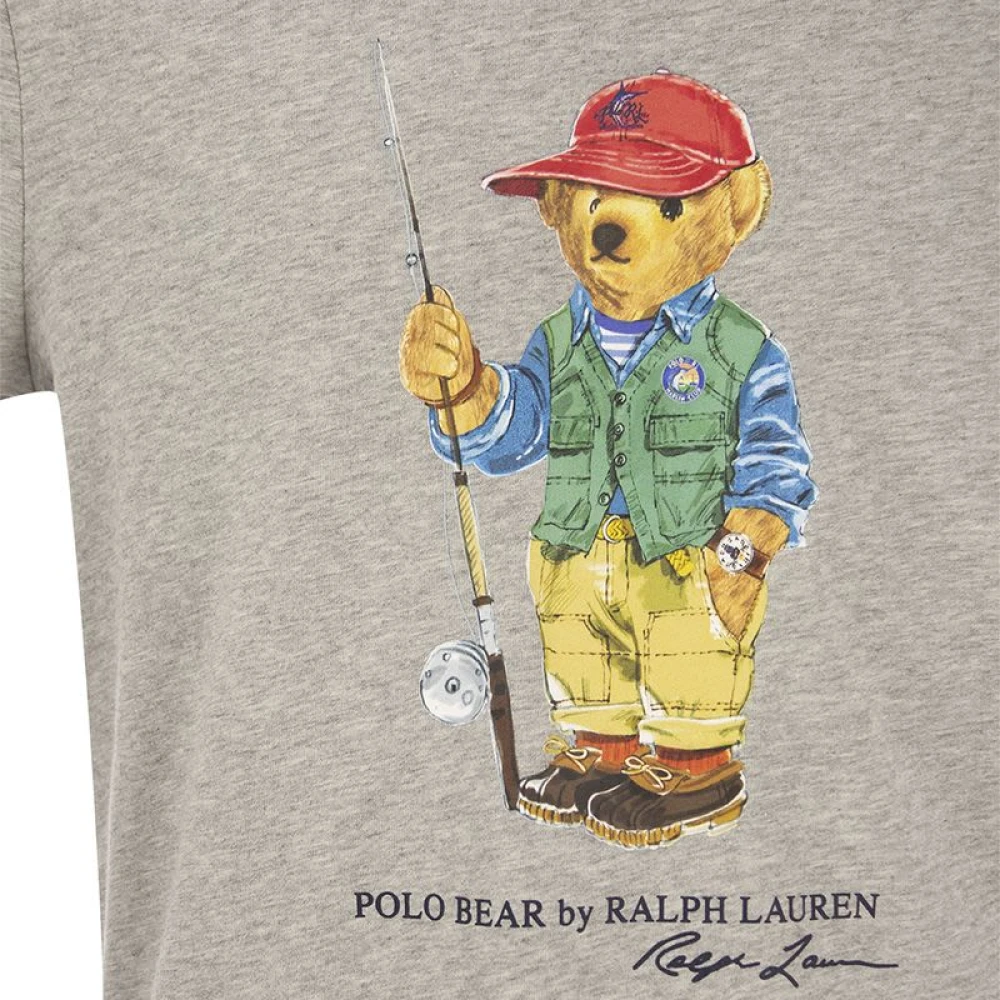 Ralph Lauren Polo Bear Visserij T-Shirt Gray Heren