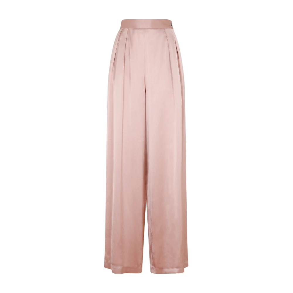 Fabiana Filippi Wide Trousers Pink Dames