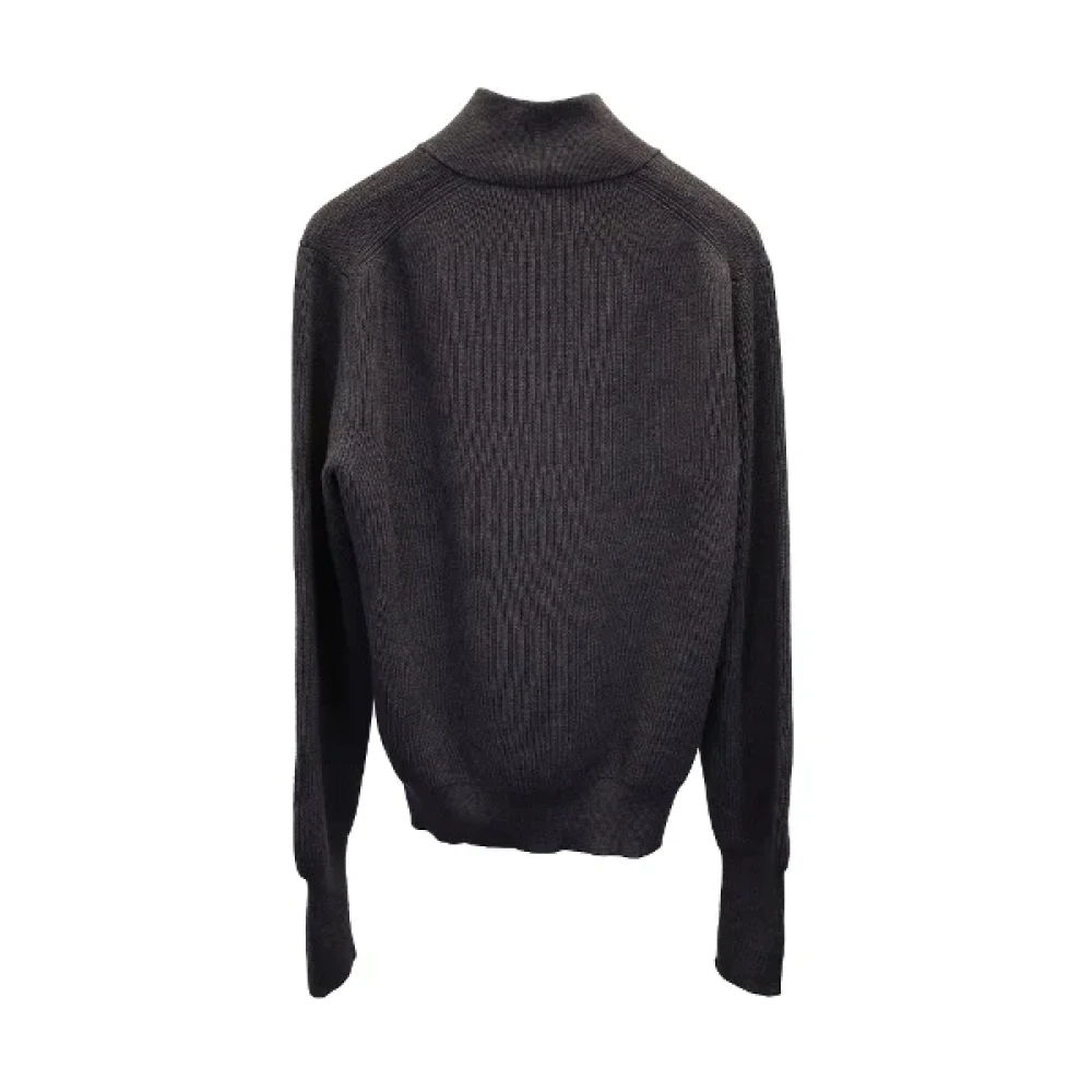 Tom Ford Pre-owned Wool tops Gray Dames