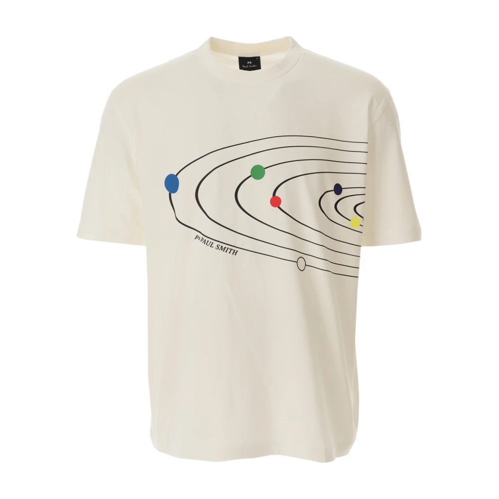PS By Paul Smith Zonnestelsel T-shirt Beige Heren