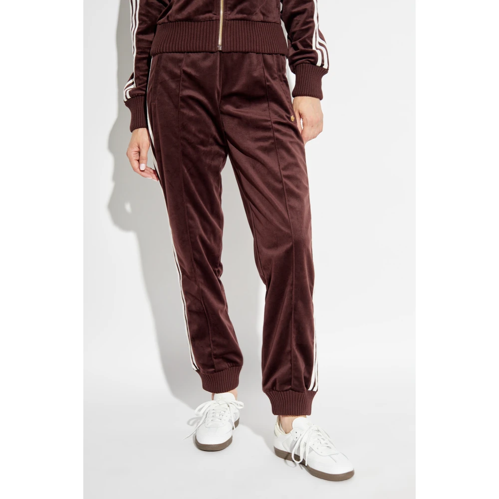 adidas Originals Logo Pants Brown Dames
