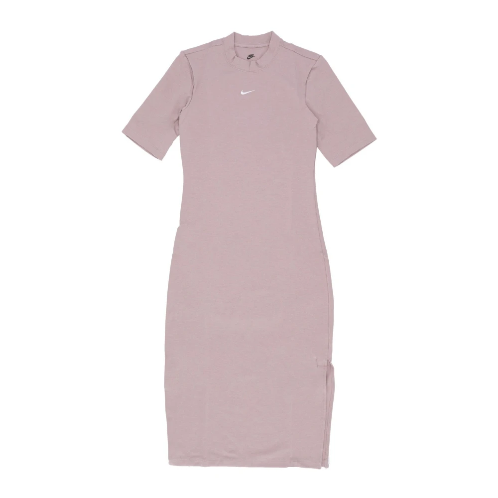 Nike Essential Midi Jurk in Diffused Taupe Wit Gray Dames