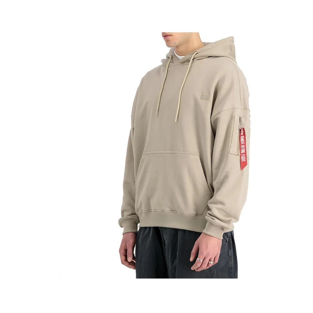alpha industries Vintage Sand Hoodie Essentials Beige Heren