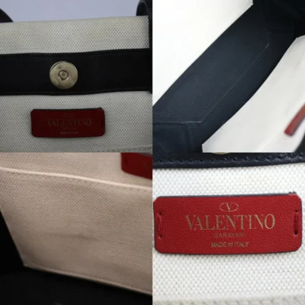 Valentino Vintage Pre-owned Canvas handbags Black Dames