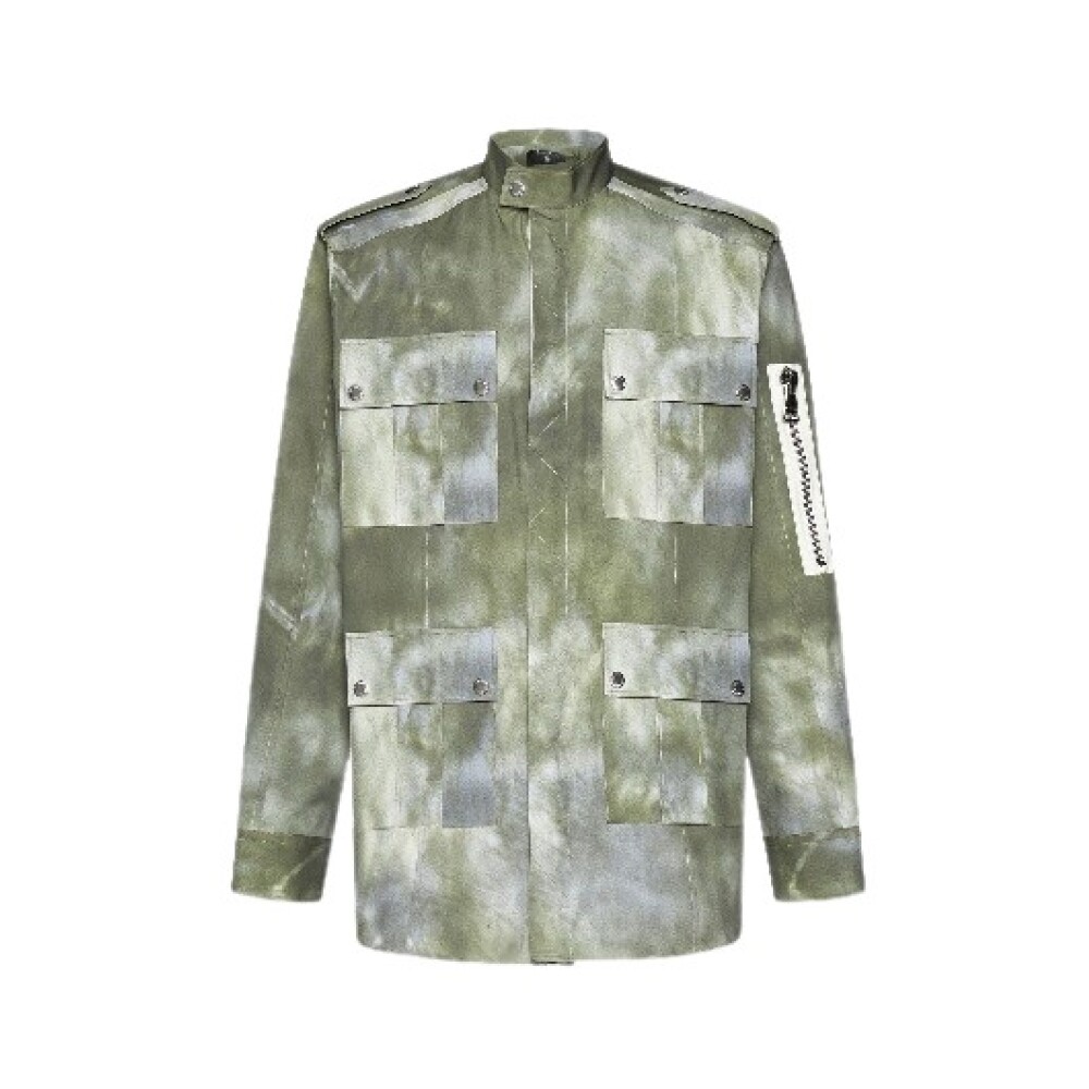 Balmain camo jacket best sale