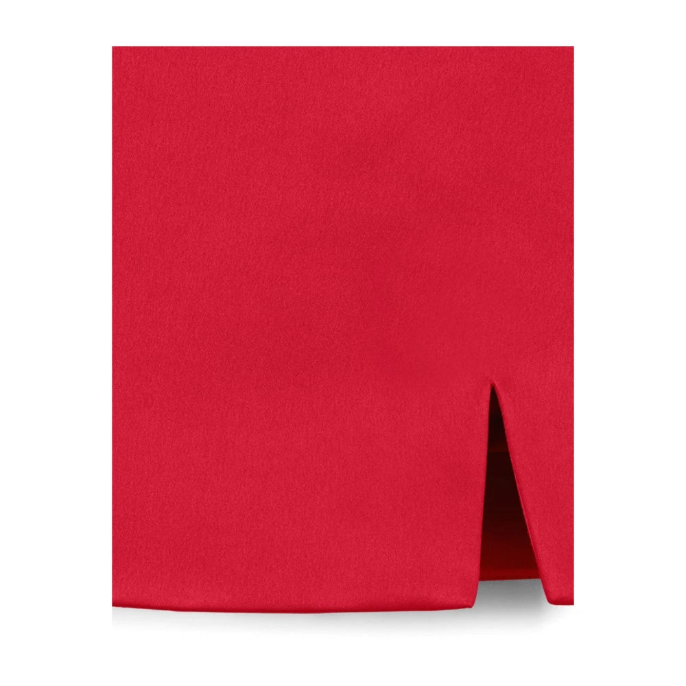 Marc Jacobs Rode Satijnen Bias Gesneden Rok Red Dames