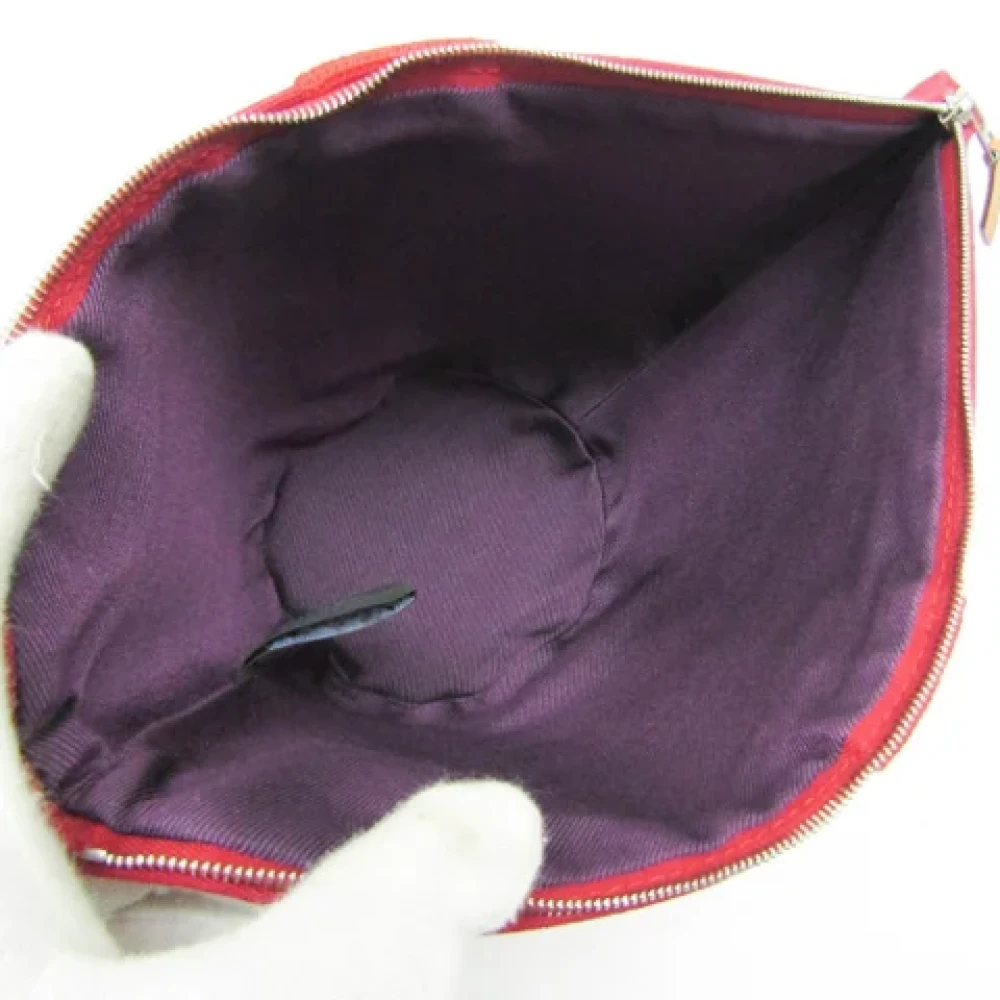 Hermès Vintage Pre-owned Cotton pouches Red Dames