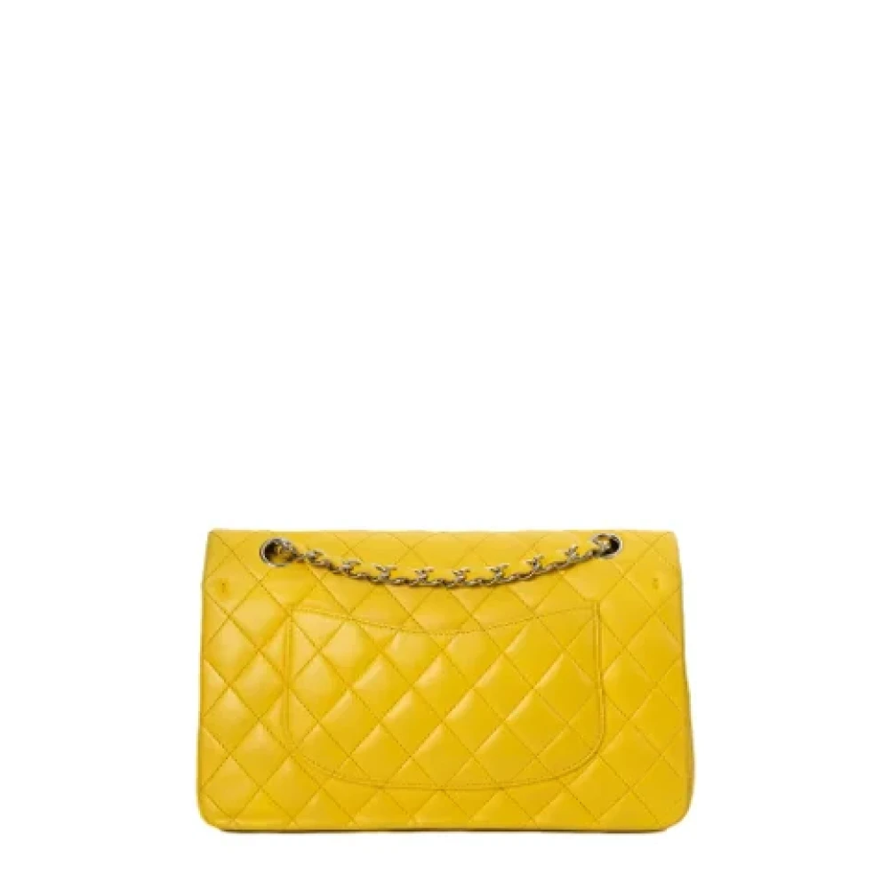 Chanel Vintage Pre-owned Leather chanel-bags Yellow Dames