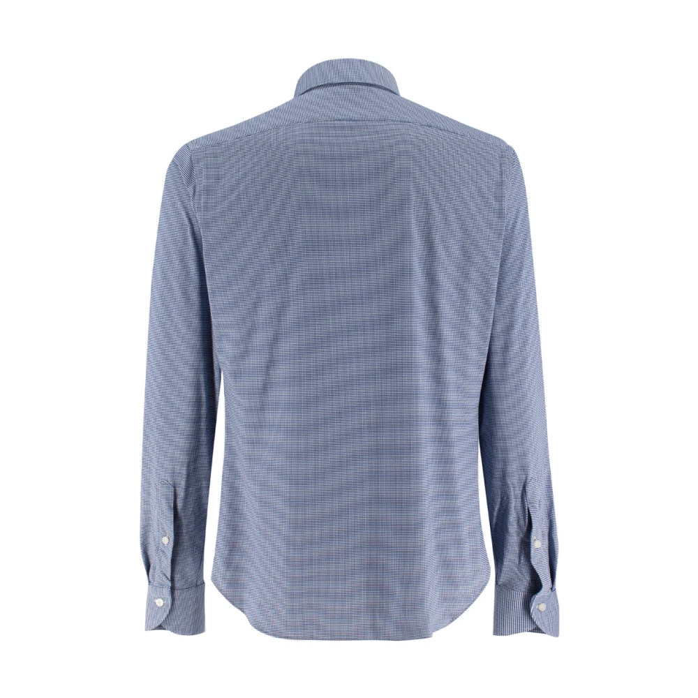 Xacus No Iron Slim Fit Overhemd voor een Perfecte Look de Hele Dag Blue Heren
